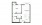 1B-2A - 1 bedroom floorplan layout with 1 bath and 744 square feet.